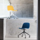 L Shape with wheels, Dark Grey Fabric